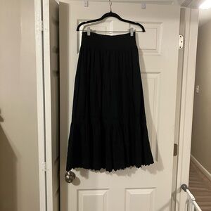 Twiggy LONDON Black Cotton Skirt